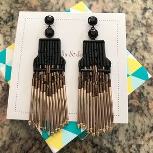 Jasper Fringe earrings